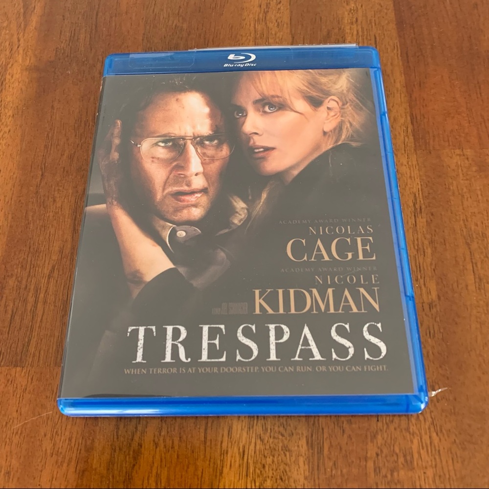 Blue Ray DVD Trespass